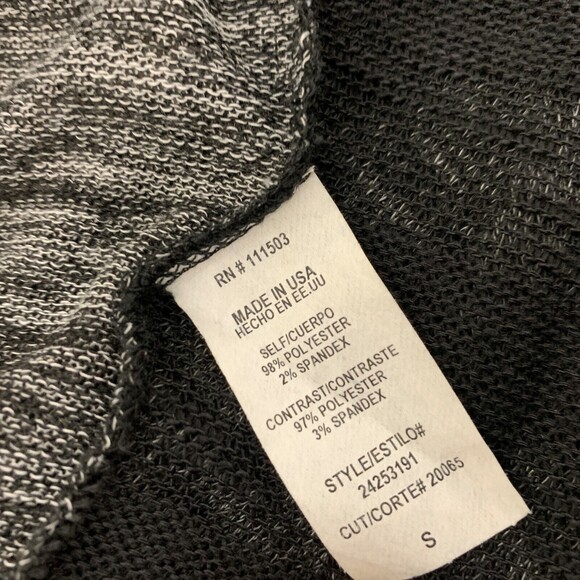 Lily White Women’s Top Small Black Sheer Back - Picture 9 of 10